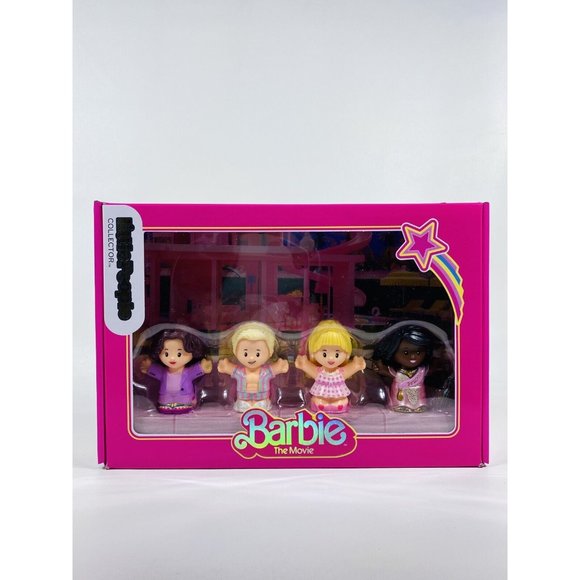 Fisher Price Little People Collector Barbie The Movie Collection 2023 4 Figures - Picture 12 of 14